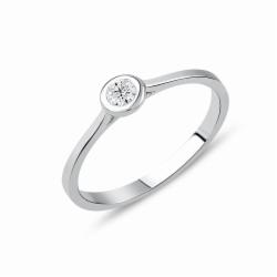 Lillian Vassago Zlatý prsten RMD1004/2 Barva zlata: Bílá, Druh kamene: Zirkon