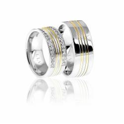 Lillian Vassago Snubní prsteny HV-035 Barva zlata: Bílá