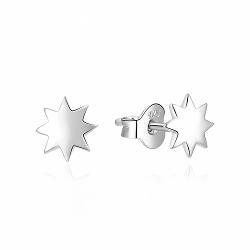 Moiss Minimalistické Stříbrné Náušnice Hvězdy E0002491