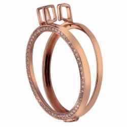 Stříbrný přívěsek Hot Diamonds Emozioni Reversible Coin Keeper Rose Gold DP556 p 25 r