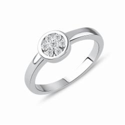 Lillian Vassago Zlatý prsten RMD1020/2 Barva zlata: Bílá, Druh kamene: Zirkon