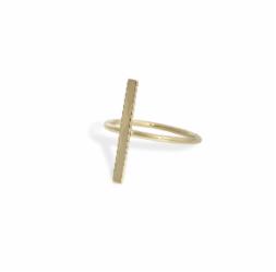 Klára Bílá Jewellery Dámský Zlatý Prsten Mark 41 (13,0mm)