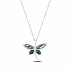 Olivie Stříbrný Náhrdelník Motýl 5561