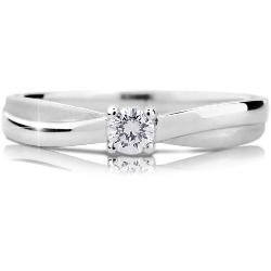 Cutie Diamonds Luxusní Zásnubní Prsten Z Bílého Zlata S Briliantem Dz6817-1906-00-X-2 48 Mm