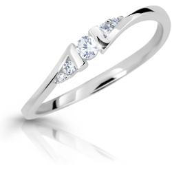 Cutie Diamonds Půvabný Prsten Z Bílého Zlata S Brilianty Dz6720-3054-00-X-2 54 Mm
