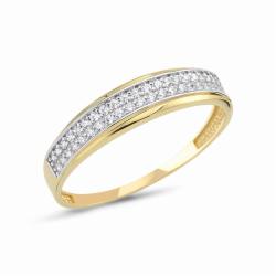Lillian Vassago Zlatý prsten LLV66-GR092Y