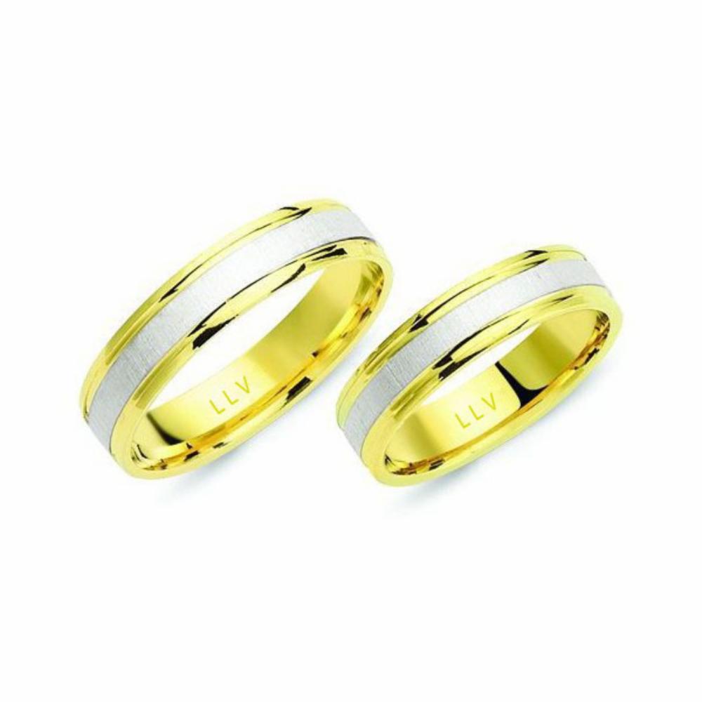 Lillian Vassago Snubní prsteny KG3 Barva zlata: Z-B kombinovaná - žlutá/bílá image 1