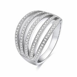 Olivie Stříbrný Široký Prsten 5140 Velikost Prstenů: 6 (Eu: 51-53)