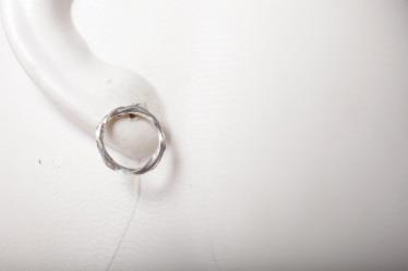 Klára Bílá Jewellery Dámské Minimalistické Náušnice Pecky Implicate Stříbro 925/1000