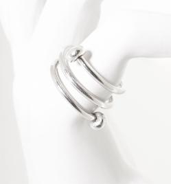 Klára Bílá Jewellery Dámský Stříbrný Prsten Spiral 41 (13,0mm)