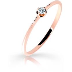 Cutie Diamonds Jemný Prsten Z Růžového Zlata S Briliantem Dz6729-2931-00-X-4 48 Mm