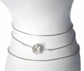 Klára Bílá Jewellery Dámský Stříbrný Náramek Cookie Xxs (14-16cm)