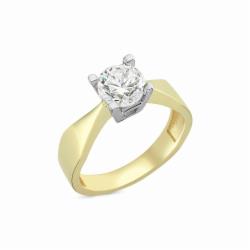 Lillian Vassago Zlatý prsten LLV03-ENGR0779Y