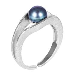 Jwl Luxury Pearls Stříbrný Prsten S Modrou Perlou Jl0541