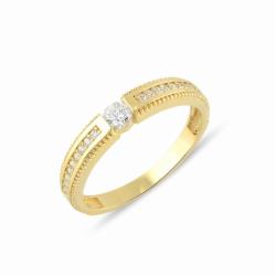 Lillian Vassago Zlatý prsten LLV14-GR014
