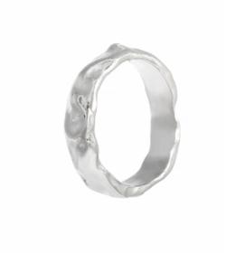Klára Bílá Jewellery Dámský Stříbrný Prsten Aqua Lesk 41 (13,0mm)