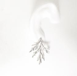 Klára Bílá Jewellery Dámské Náušnice Túje Pecky Stříbro 925/1000 Pro Ženy