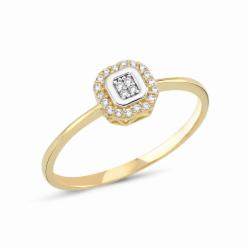 Lillian Vassago Zlatý prsten LLV66-GR101Y