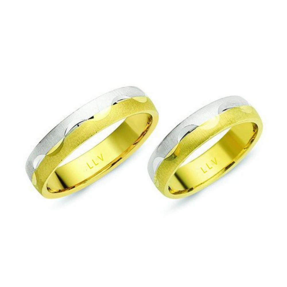 Lillian Vassago Snubní prsteny KG12 Barva zlata: B-R kombinovaná - bílá/růžová image 1