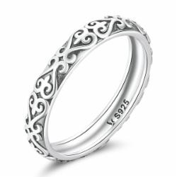 Olivie Stříbrný Prsten Vintage 5573 Velikost Prstenů: 8 (Eu: 57-58)