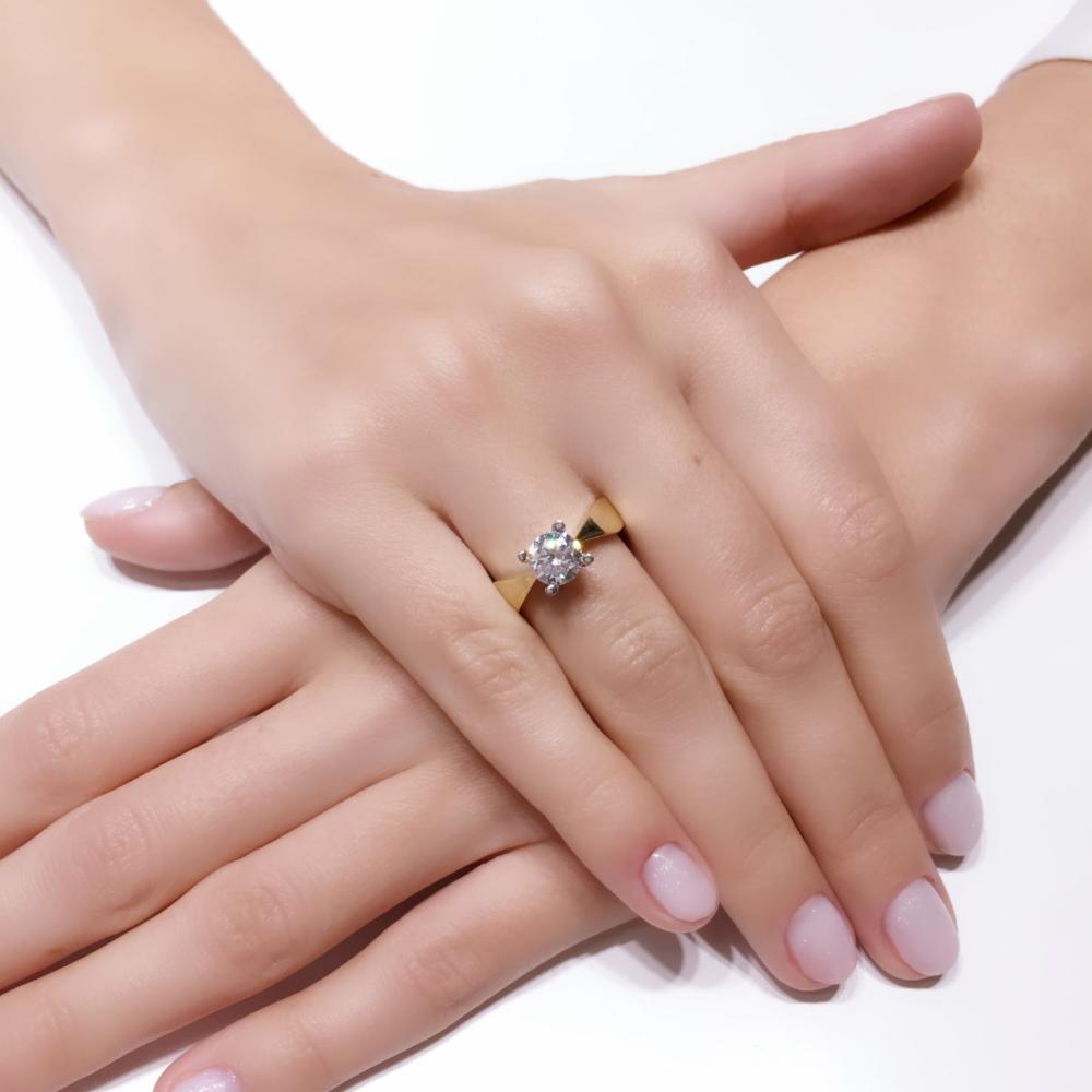 Lillian Vassago Zlatý prsten LLV03-ENGR0779Y image 2