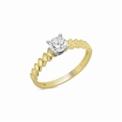 Lillian Vassago Zlatý prsten LLV03-ENGR0876Y