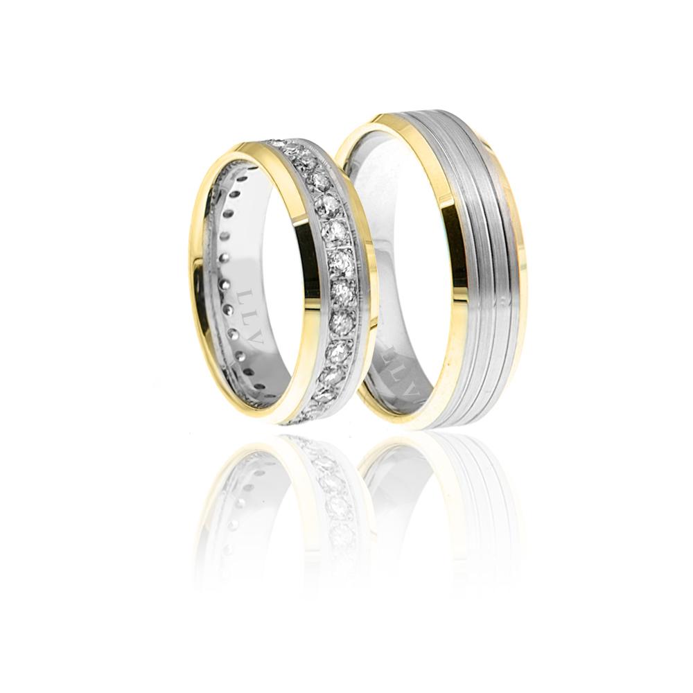 Lillian Vassago Snubní prsteny HV-100 Barva zlata: Z-R kombinovaná - žlutá/růžová image 1