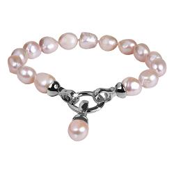 Jwl Luxury Pearls Náramek Z Pravých Růžových Perel Jl0556