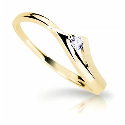 Cutie Diamonds Půvabný Prsten Ze Žlutého Zlata S Briliantem Dz6818-1718-00-X-1 48 Mm